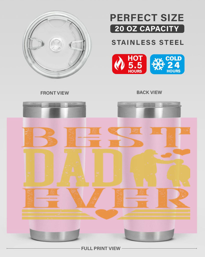 best dad ever 199#- fathers day- Tumbler