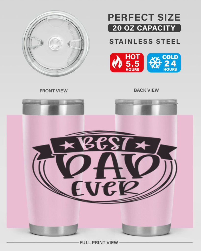 best dad ever 72#- fathers day- Tumbler