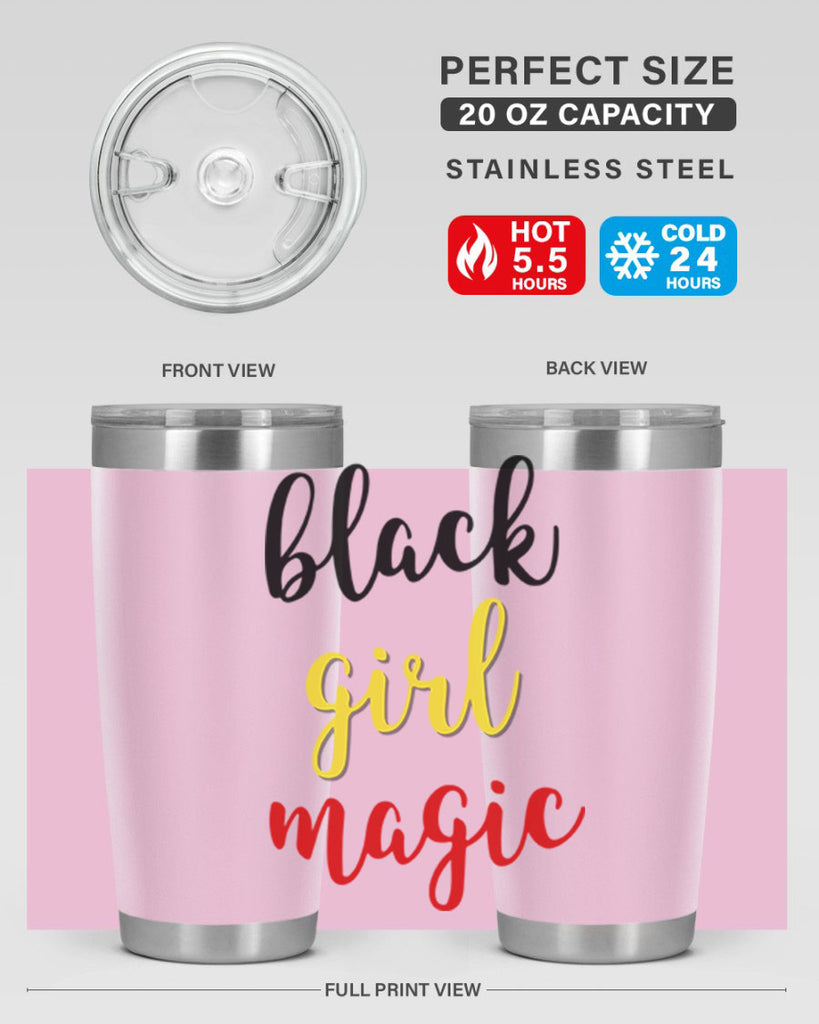 black girl magic color 246#- black words phrases- Cotton Tank