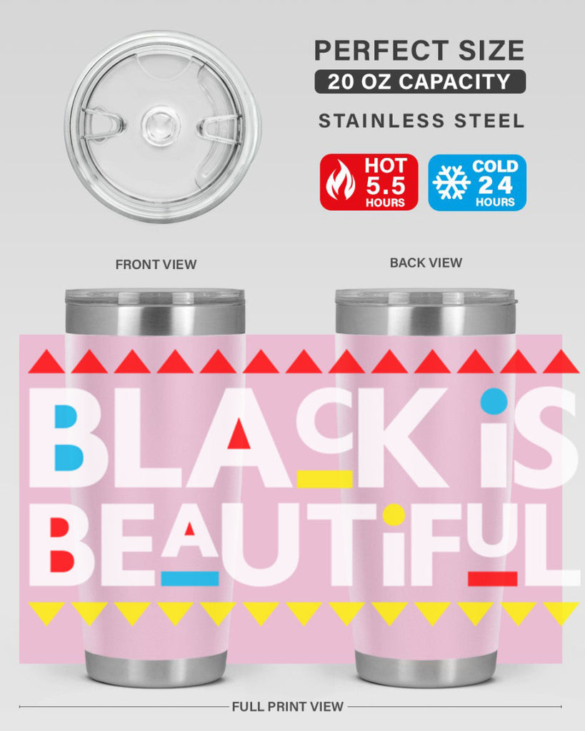 black is beautiful 235#- black words phrases- Cotton Tank