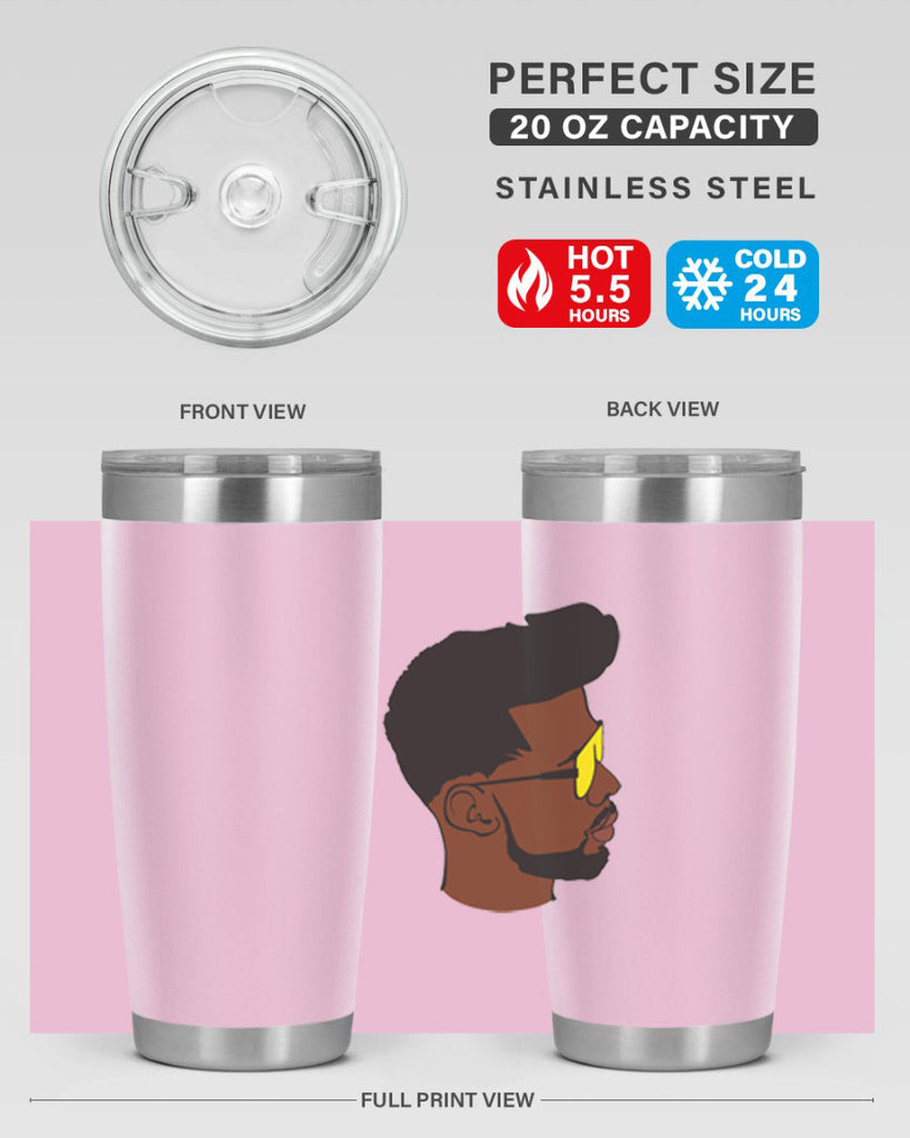 black man 33#- black men - boys- tumbler