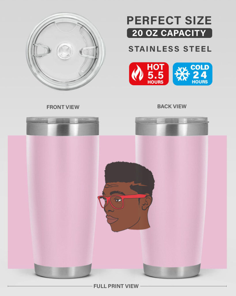 black man 37#- black men - boys- tumbler
