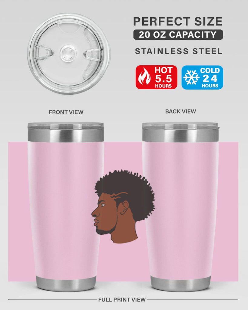 black man 39#- black men - boys- tumbler