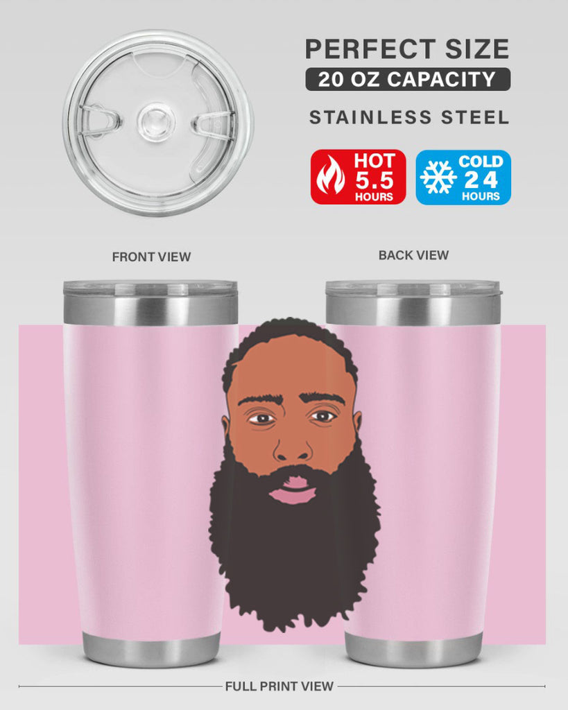 black man style 2#- black men - boys- tumbler