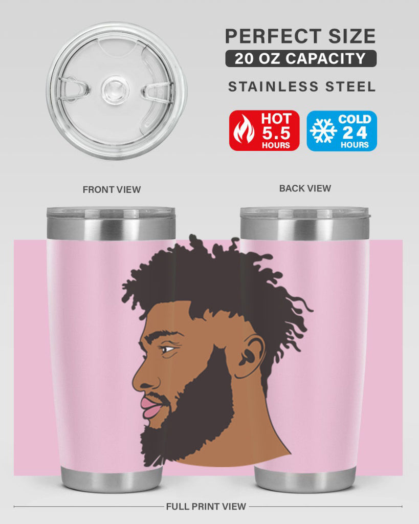 black man style 3#- black men - boys- tumbler
