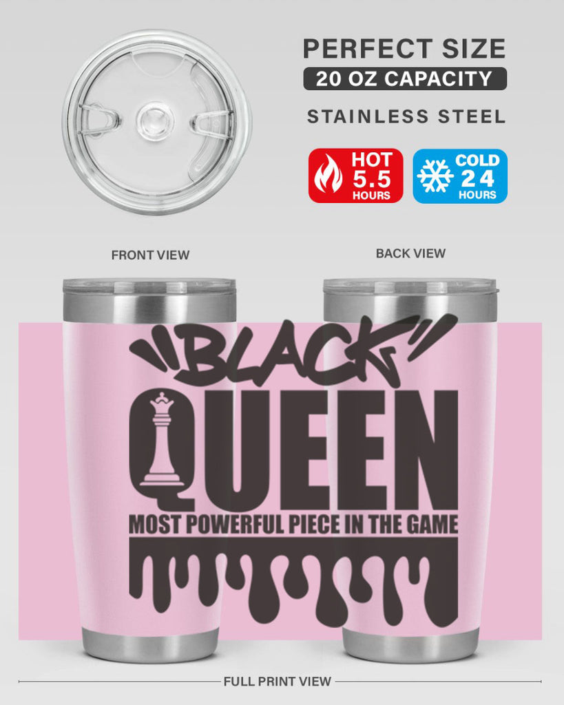 black queen 213#- black words phrases- Cotton Tank