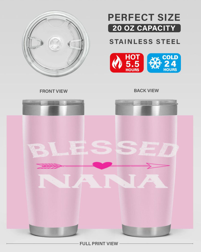 blessed nana 34#- grandma - nana- Tumbler