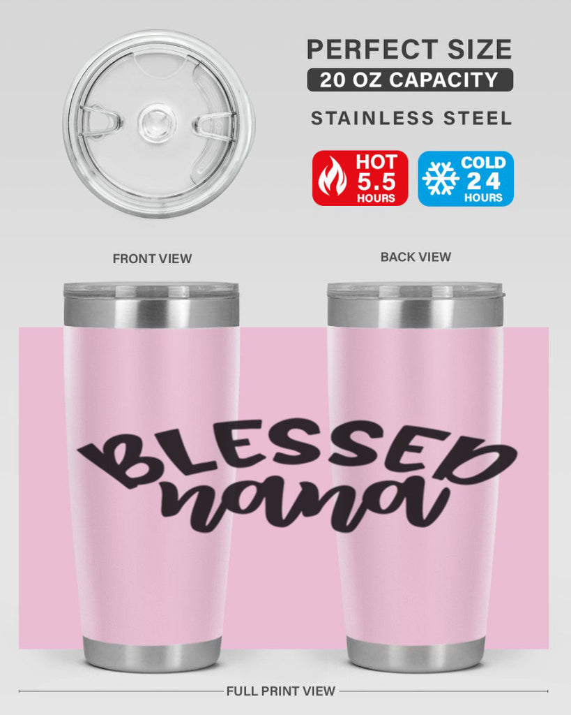 blessed nana 59#- grandma - nana- Tumbler