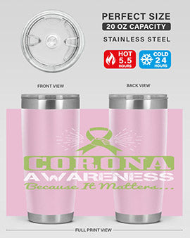 corona awareness because it matters Style 26#- corona virus- Tumbler