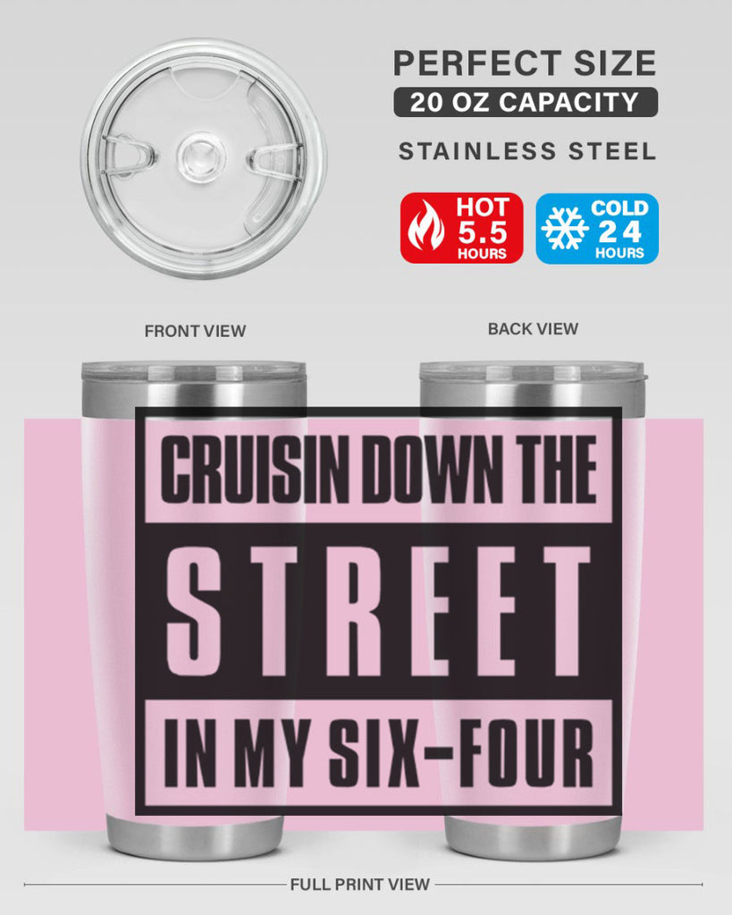 cruisin down the street 181#- black words phrases- Cotton Tank