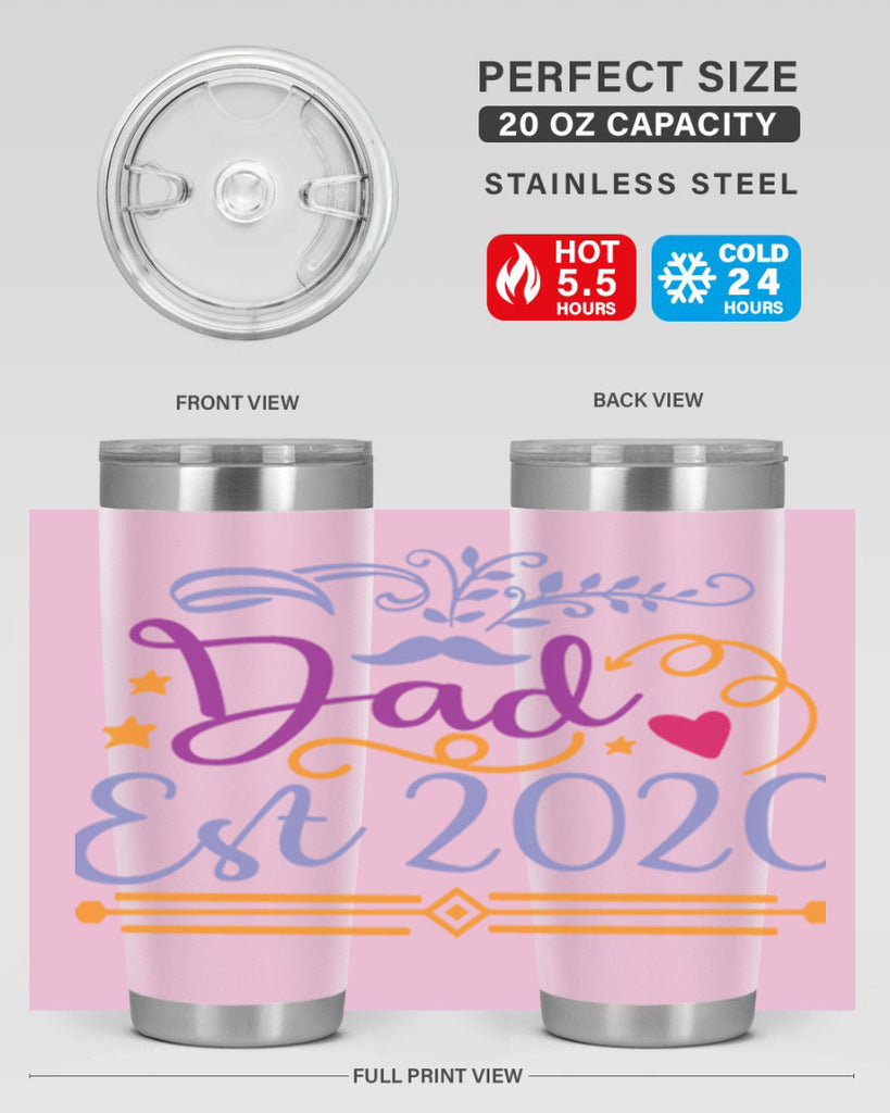 dad est 97#- fathers day- Tumbler