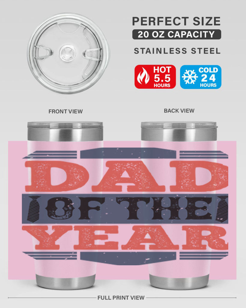 dad of the year 266#- fathers day- Tumbler