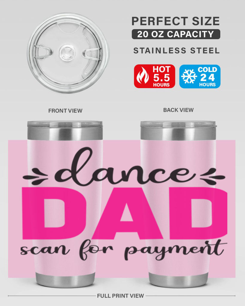 dance dad scan for payment 22#- ballet- Tumbler