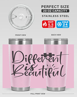 different is beautiful Style 12#- autism- Tumbler