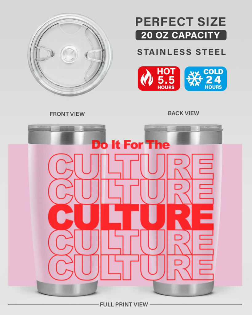 do it for the culture 170#- black words phrases- Cotton Tank