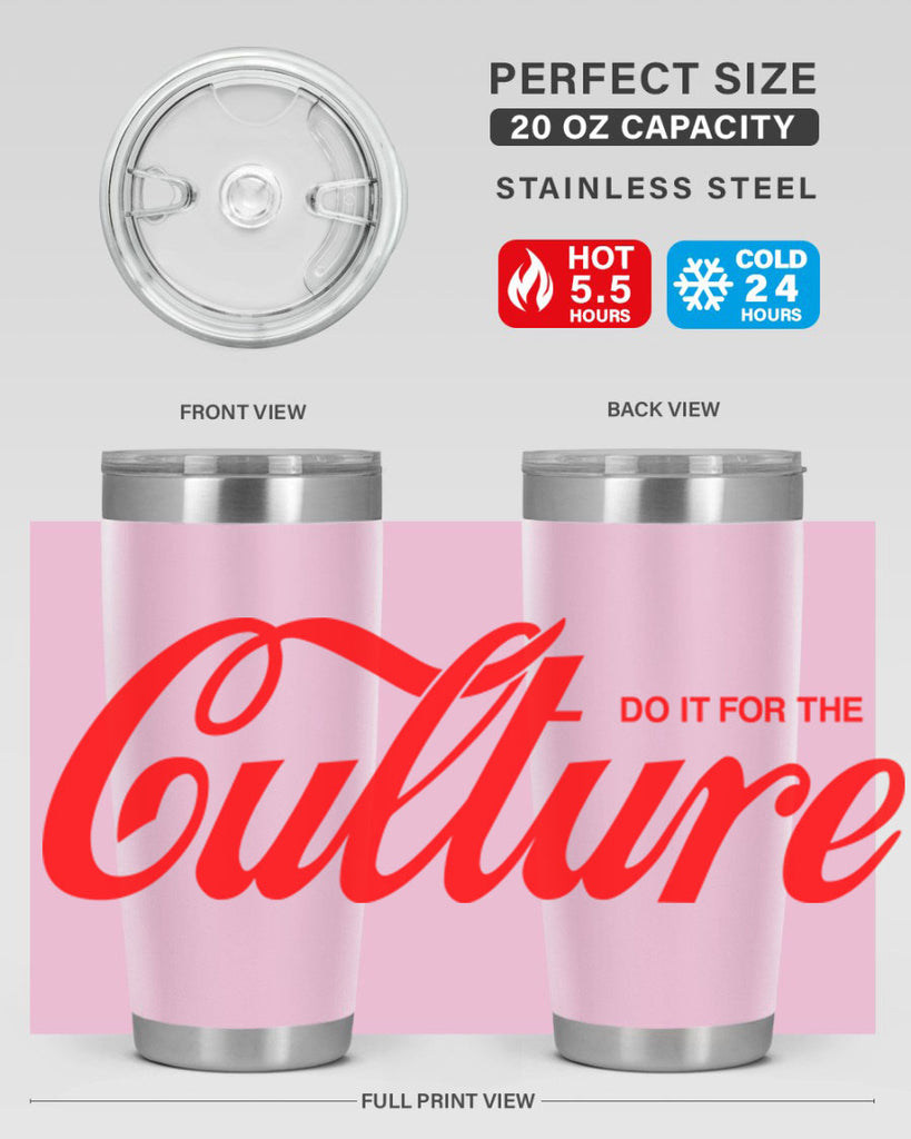 do it for the culture 171#- black words phrases- Cotton Tank