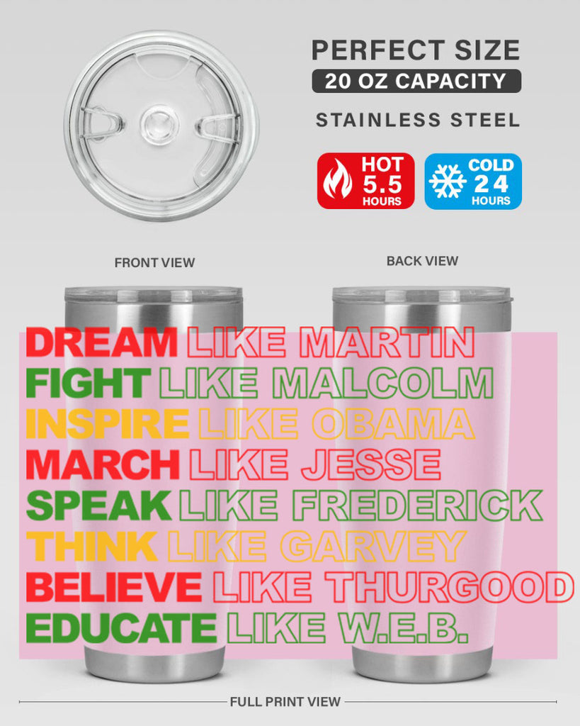 dream like martin 165#- black words phrases- Cotton Tank