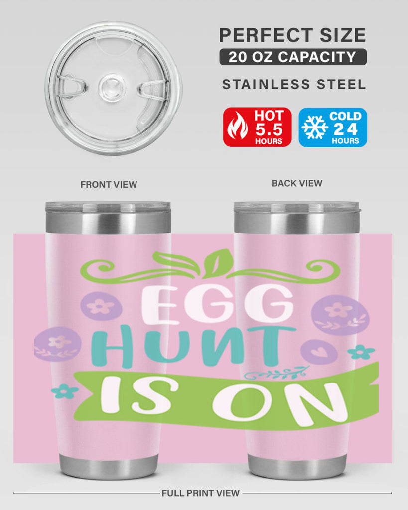 egg hunt is onn 95#- easter- Tumbler