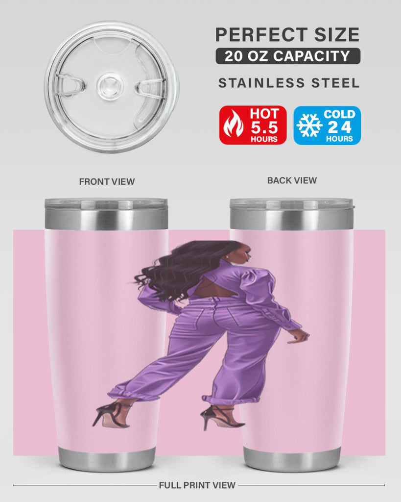 fashion girl in lavender 49#- fashion- Cotton Tank