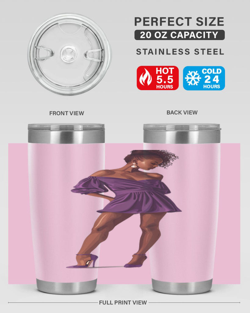 fashion girl in lavender 52#- fashion- Cotton Tank
