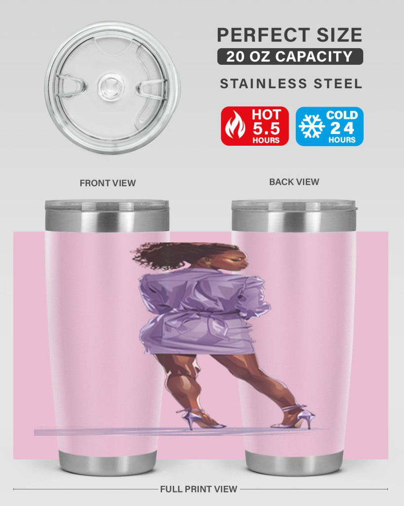 fashion girl in lavender 53#- fashion- Cotton Tank