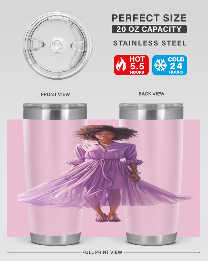 fashion girl in lavender 54#- fashion- Cotton Tank