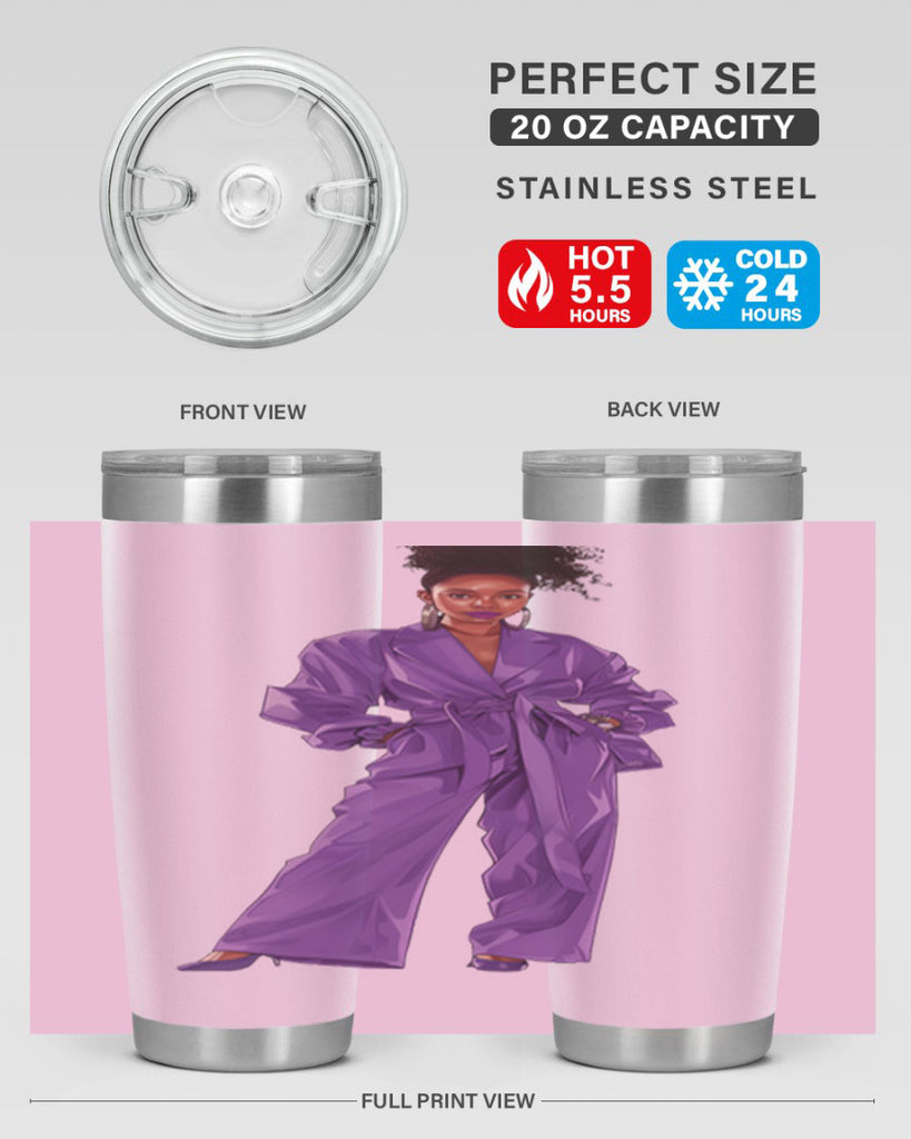fashion girl in lavender 62#- fashion- Cotton Tank