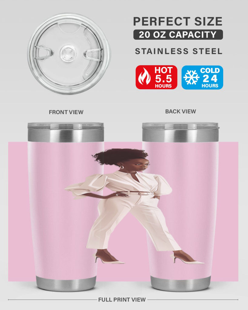 fashion girl in white 73#- fashion- Cotton Tank