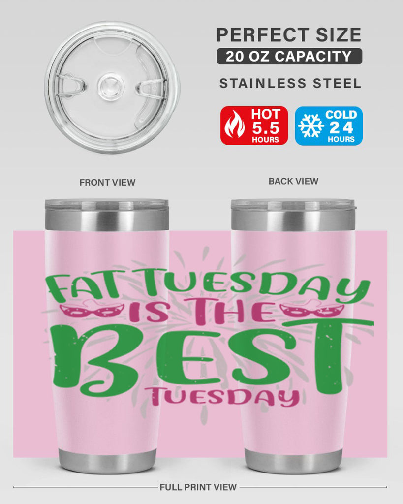 fat tuesday is the best tuesday 88#- mardi gras- Tumbler