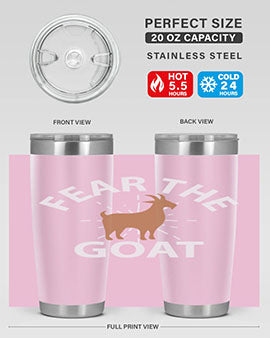 fear the goat Style 4#- goat- Tumbler