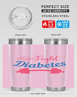 fight diabetes Style 38#- diabetes- Tumbler
