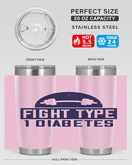 fight type diabetes Style 37#- diabetes- Tumbler