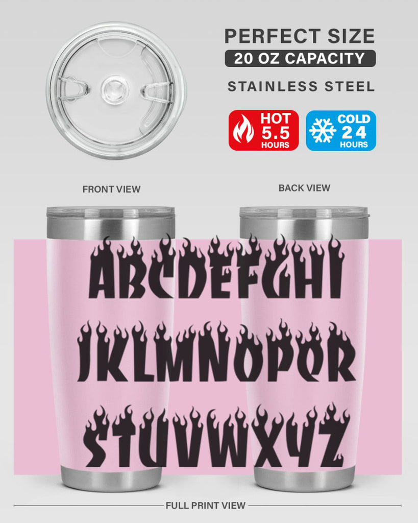 flame font 153#- black words phrases- Cotton Tank