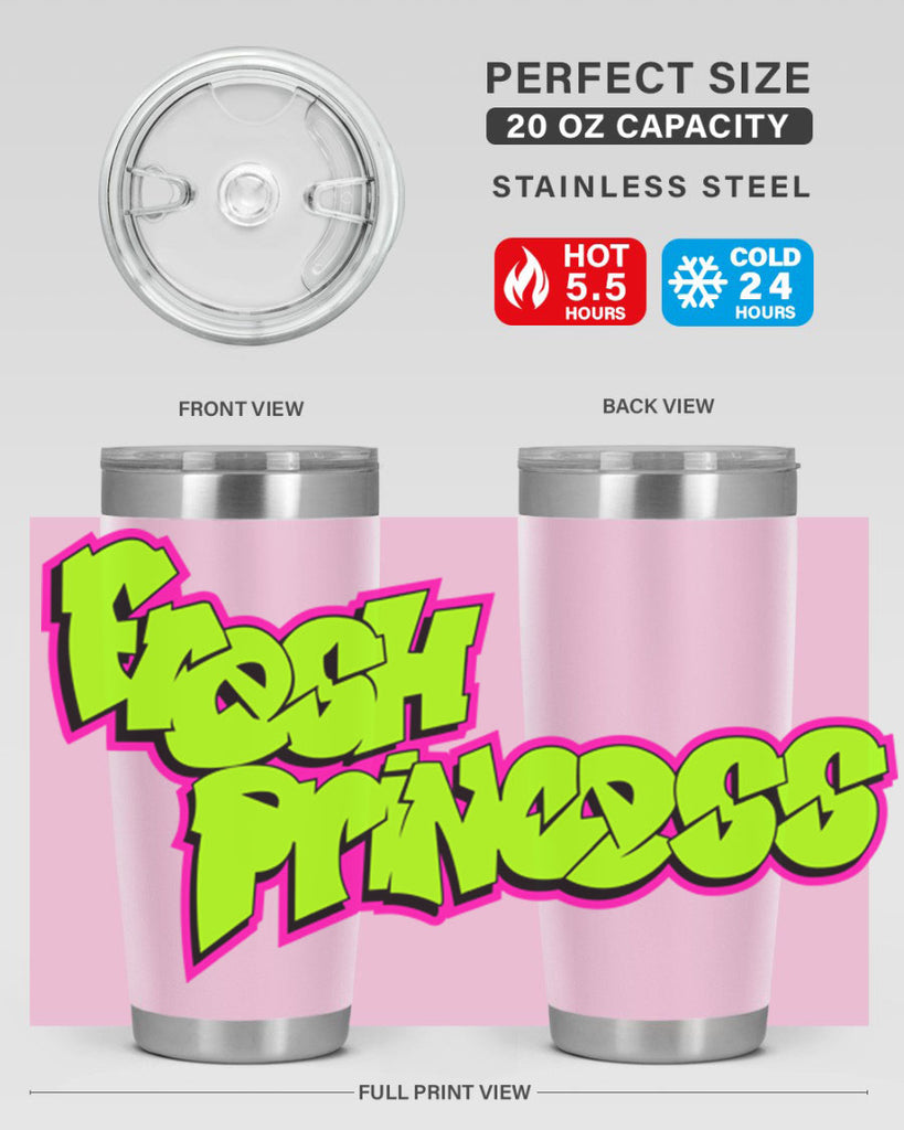 fresh princess 145#- black words phrases- Cotton Tank