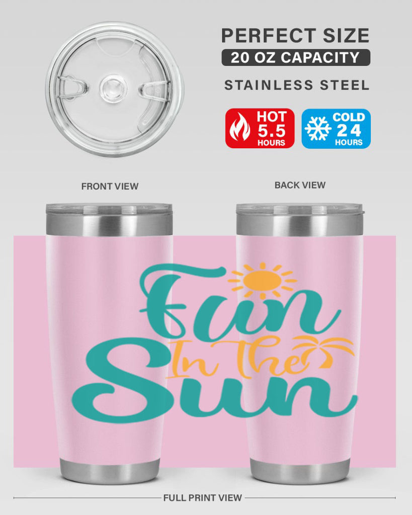 fun in the sun Style 104#- summer- Tumbler