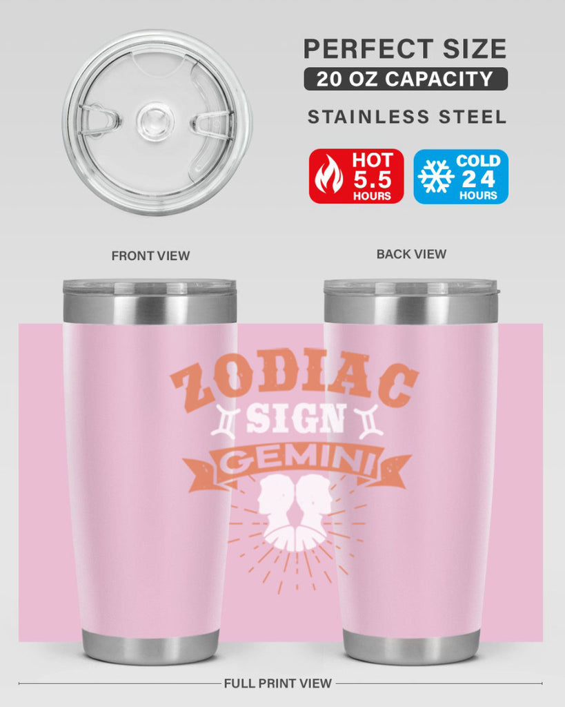gemini 246#- zodiac- Tumbler