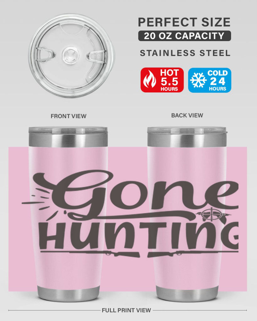gone hunting 13#- hunting- Tumbler