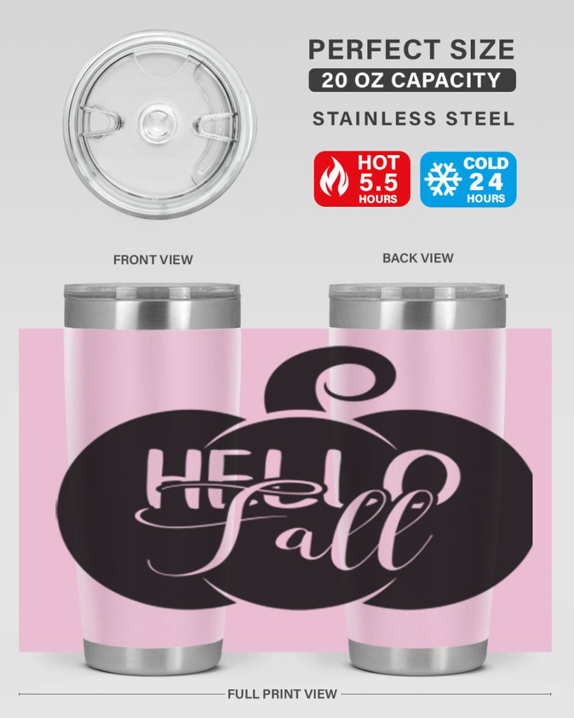 hello fall 275#- fall- Tumbler