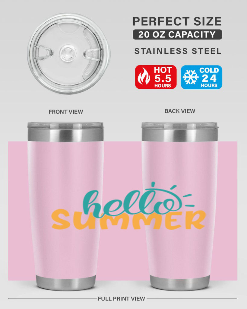 hello summer Style 97#- summer- Tumbler
