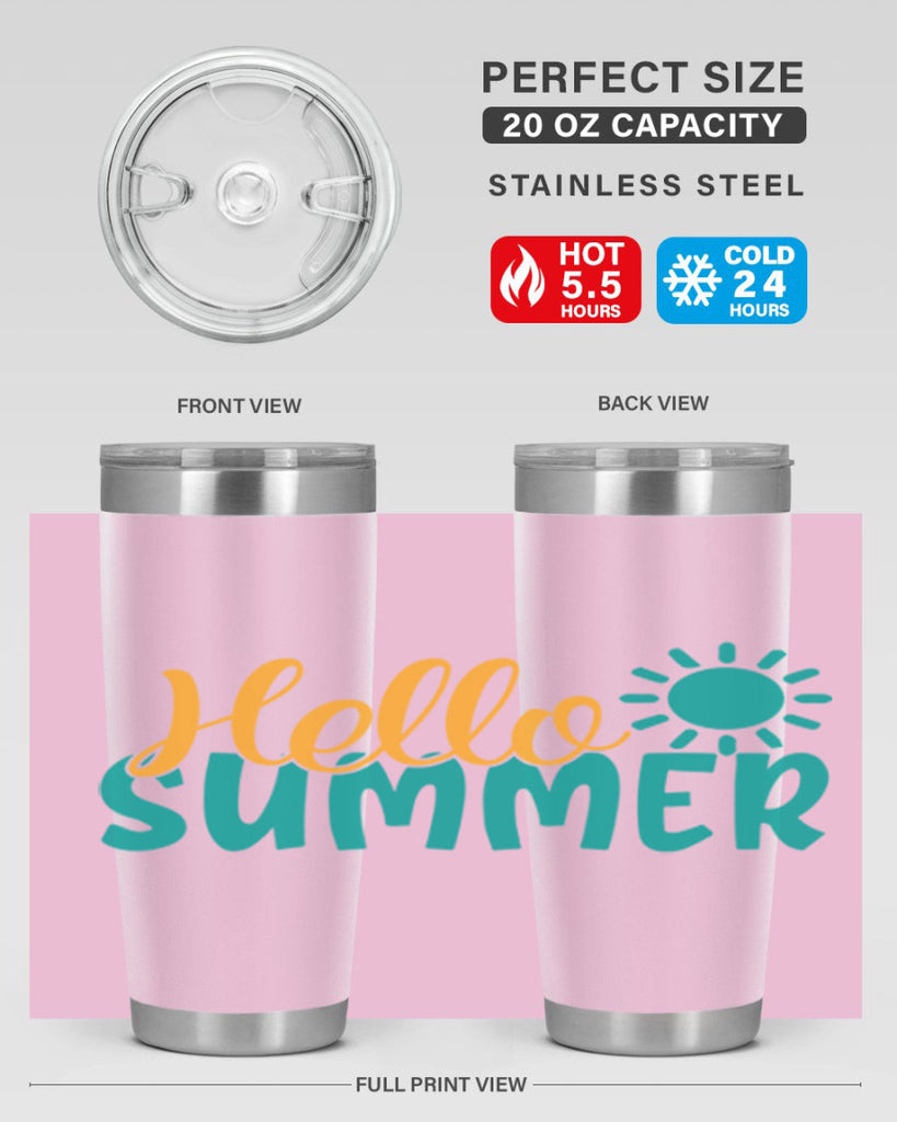 hello summer Style 98#- summer- Tumbler