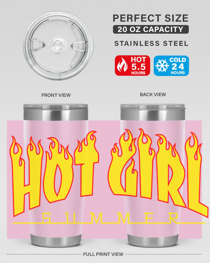 hot girl  summer fire 123#- black words phrases- Cotton Tank