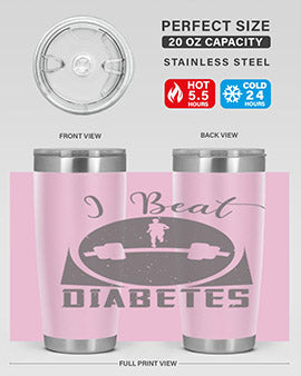 i beat diabetes Style 33#- diabetes- Tumbler