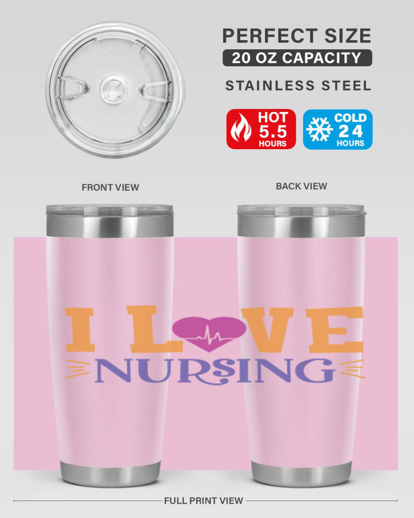 i love nursing Style 379#- nurse- tumbler
