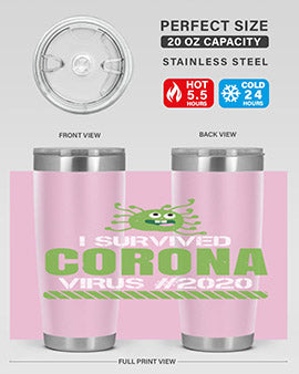 i survived coronavirus Style 33#- corona virus- Tumbler