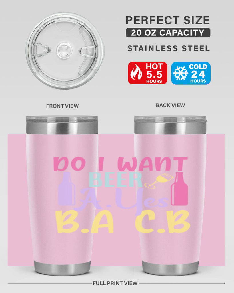 i want beer ayes ba cb 142#- beer- Tumbler