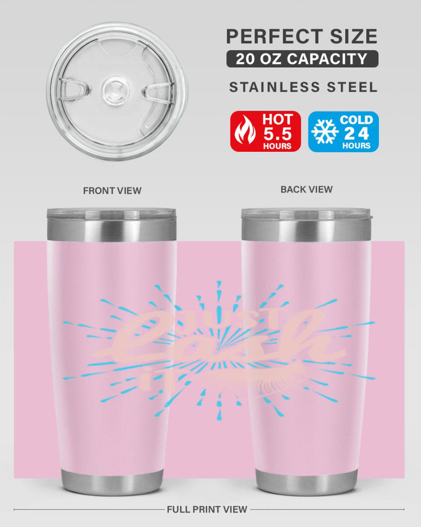 just lash it Style 199#- make up- Tumbler