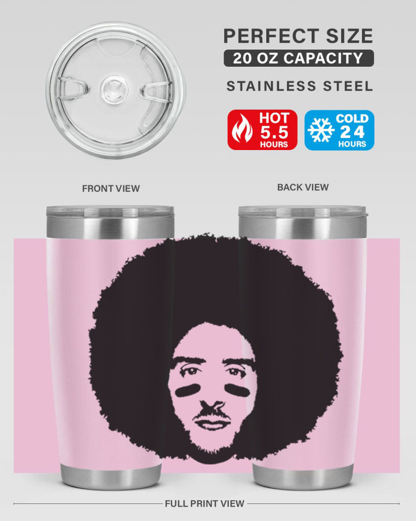 kaepernick 23#- black men - boys- tumbler
