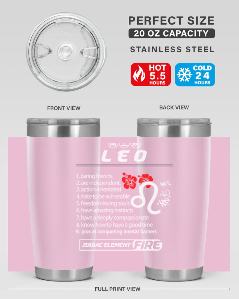 leo 307#- zodiac- Tumbler