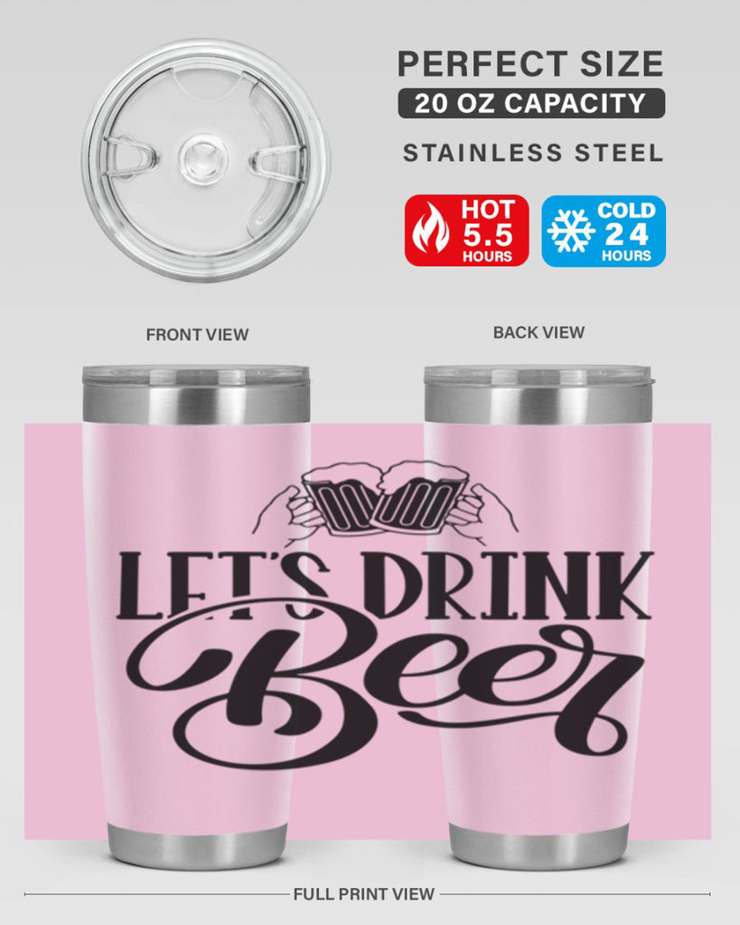 lets drink beer 29#- beer- Tumbler