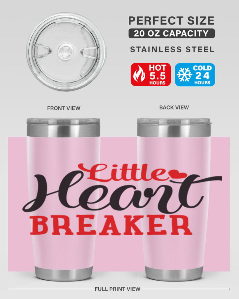 little heart breaker 76#- valentines day- Tumbler